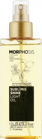 Framesi Morphosis Sublimis Shine Light Oil - Легке арганова олія з блиском