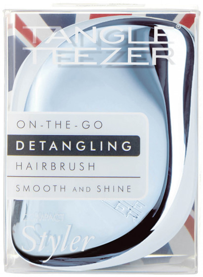 Tangle Teezer Compact Styler Sky Blue Delight Chrome - Гребінець для волосся - 3