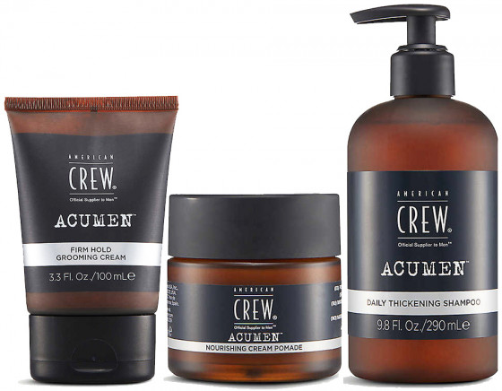 American Crew Acumen Firm Hold Grooming Cream - Крем для укладання сильної фіксації - 1