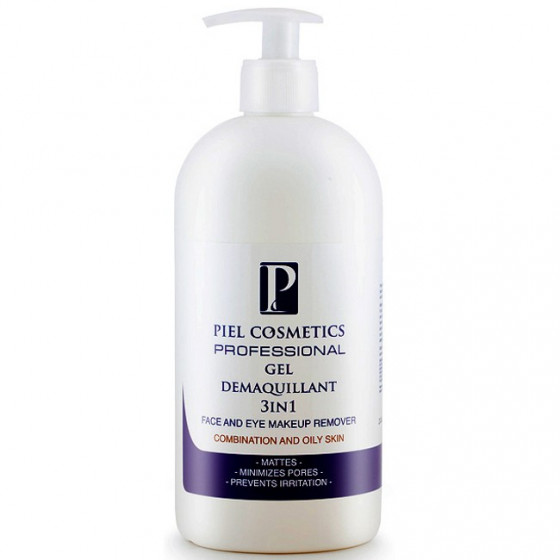 Piel Youth Defense Gel Demaquillant 3in1 Face And Eye Makeup Remover - Гель для зняття макіяжу для жирної та комбінованої шкіри