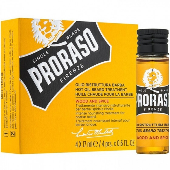 Proraso Wood and Spice Hot Oil Beard Treatment - Розігріваюча олія для бороди