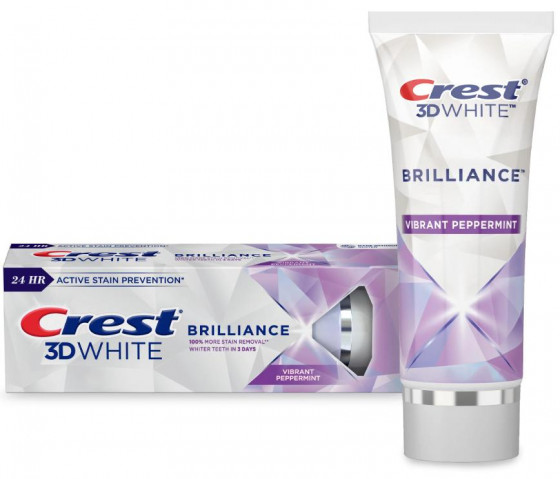 Crest 3D White Brilliance Vibrant Peppermint - Відбілююча зубна паста