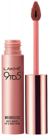 Lakme India 9 to 5 Weightless Mousse Lip & Cheek Color - Рідка помада для губ