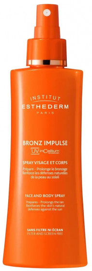 Institut Esthederm Bronz Impulse Face and Body Spray - Спрей для підготовки шкіри до активного впливу сонця