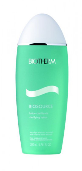 Biotherm Biosource Clarifying Lotion - Лосьйон для обличчя освіжаючий, тонізуючий для нормальної та комбінованої шкіри