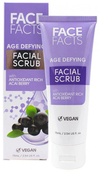 Face Facts Age Defying Facial Scrub - Антивіковий скраб для обличчя