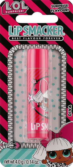  Lip Smacker LOL Single Balm Diva Strawberry Surprise - Бальзам для губ "ЛОЛ" з ароматом полуниці