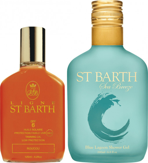 Ligne St Barth Sea Breeze Blue Lagoon Shower Gel - Гель для душу "Блакитна лагуна" - 3