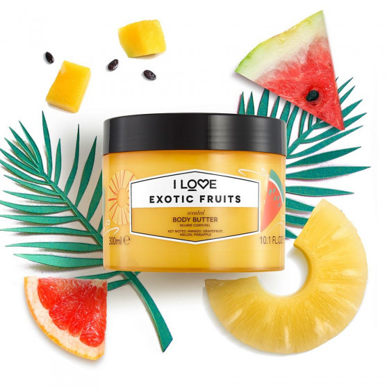 I Love Exotic Fruits Body Butter - Олія для тіла "Екзотичні фрукти" - 1