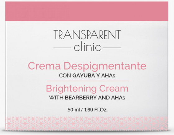 Transparent Clinic Brightening Cream - Освітлюючий крем для обличчя - 1