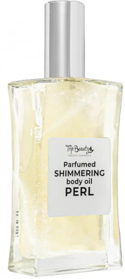 Top Beauty Parfumed Shimmering Body Oil "Perl" - Сухе парфумоване мерехтливе масло для тіла "Перли"