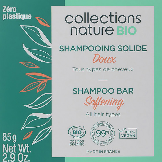 Eugene Perma Collections Nature Bio Organic Solid Shampoo - Твердий шампунь зволожуючий - 1