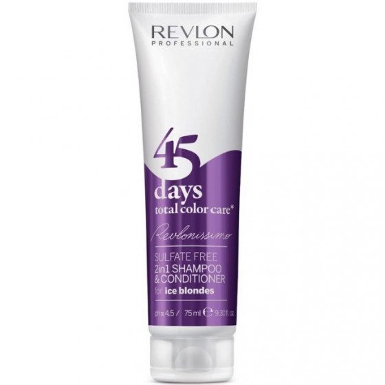 Revlon Professional Revlonissimo 45 Days Ice Blondes 2in1 - Шампунь-кондиціонер холодний блонд