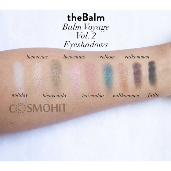 TheBalm Palettes Balm Voyage Vol. 2 Face Palette - Палітра для макіяжу - 3