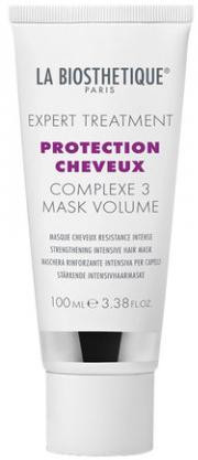 La Biosthetique Protection Cheveux Complexe 3 Mask Volume - Зміцнююча глибоко зволожуюча маска для тонкого волосся