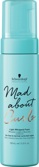 Schwarzkopf Professional Mad About Curls Light Whipped Foam - Легка піна для укладання кучерявого волосся