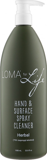 Loma For Life Hand & Surface Spray Cleaner Herbal - Антисептик для рук та поверхонь з травами
