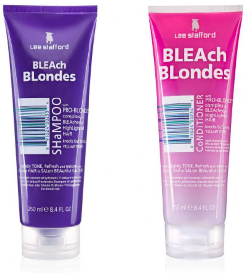 Lee Stafford Bleach Blondes Twin Pack - Подарунковий набір для освітленого волосся - 1