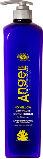 Angel Professional No Yellow Crystalline Conditioner - Кондиціонер для нейтралізації жовтого пігменту