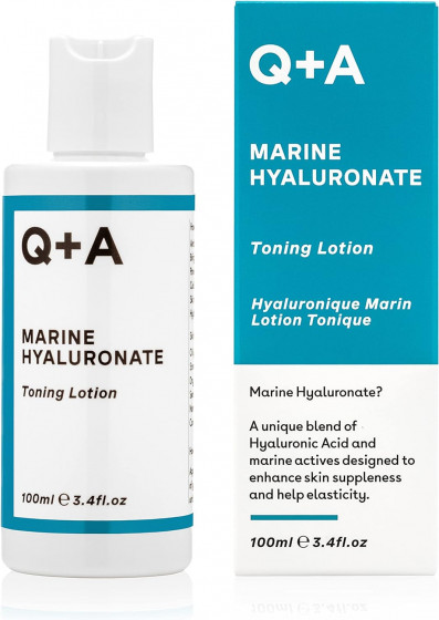 Q+A Marine Hyaluronate Toning Lotion - Тонізуючий лосьйон з гіалуроновою кислотою - 1