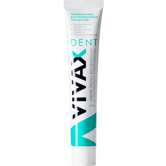 Vivax Dent - Зубна паста з пептидним комплексом і бісабололом