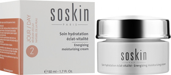 Soskin Energizing Moisturizing Cream - Зволожуючий крем для обличчя "Енергія життя" з вітаміном С - 1