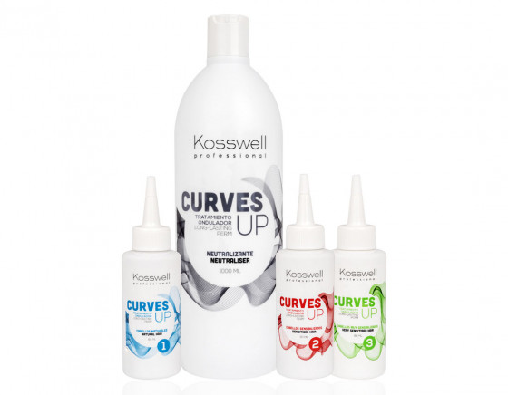 Kosswell Professional Curves Up 2 - Засіб для довготривалої укладки для чутливої ​​шкіри голови №2 - 1