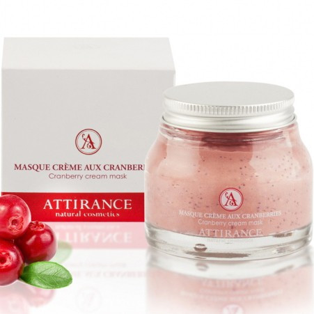 Attirance Cranberry Line Cream Mask - Маска для обличчя Журавлина