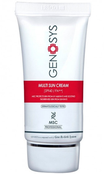 Genosys Multi Sunscreen Cream 40 PA - Сонцезахисний крем 40 PA