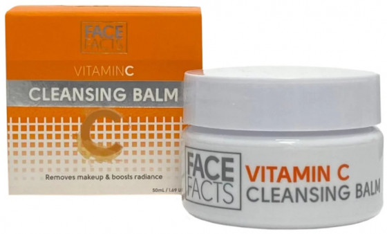 Face Facts Vitamin C Cleansing Balm - Бальзам для очищення шкіри обличчя з вітаміном С - 1