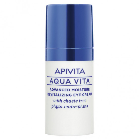 Apivita Aqua Vita Eye Cream - Крем для шкіри навколо очей з фіто-ендорфінами Авраамового дерева