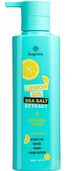 Bogenia Lemon Oil & Sea Salt Shampoo - Шампунь для волосся 