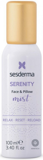 Sesderma Serenity Face & Pillow Mist - Регенеруючий нічний спрей для обличчя