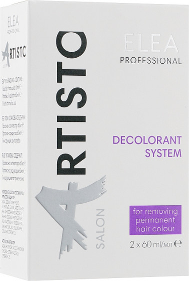 Elea Professional Artisto Salon Decolorant System - Система для усунення фарби з волосся - 2