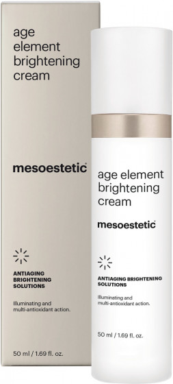 Mesoestetic Age Element Brightening Cream - Крем для освітлення та сяйва шкіри обличчя