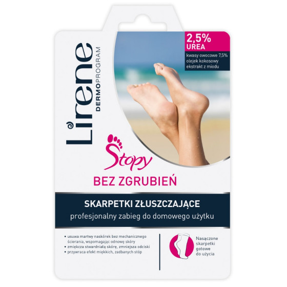 Lirene Exfoliating Footmask - Відлущуюча маска для ніг