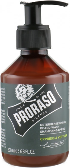 Proraso Cypress & Vetyver Beard Wash - Шампунь для бороди