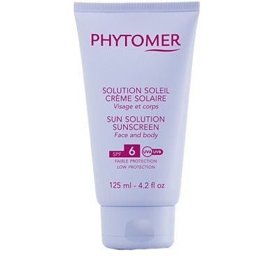 Phytomer Sun Solution Sunscreen Face and Body SPF6 - Сонцезахисний крем для обличчя та тіла SPF6