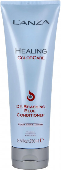L'anza Healing Color Care De-Brassing Blue Conditioner - Антижовтий кондиціонер для волосся