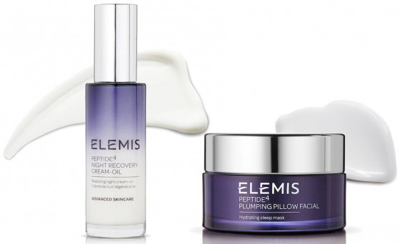 Elemis Peptide4 Night Recovery Cream-Oil - Нічний крем-сироватка - 1