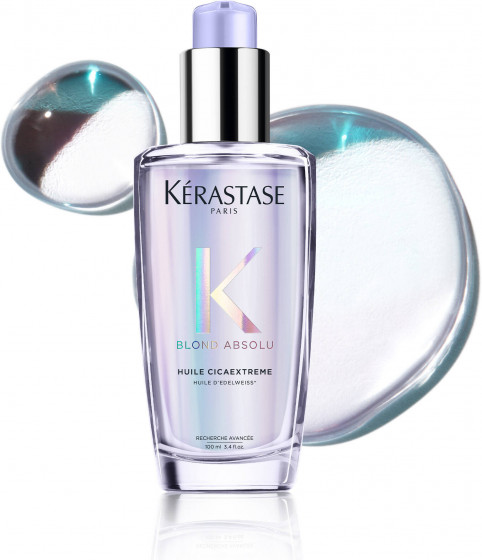 Kerastase Blond Absolu Huile Cicaextreme - Зміцнююче масло для освітленого або мелірованого волосся - 2