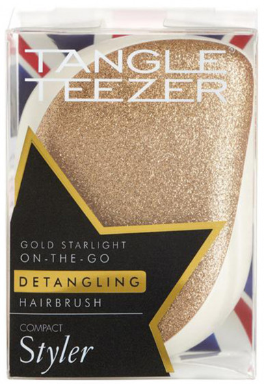 Tangle Teezer Compact Styler Glitter Gold - Гребінець для волосся - 7