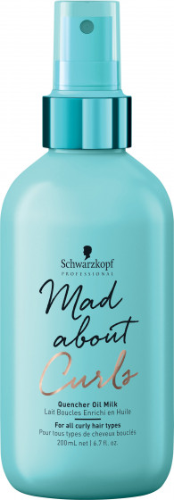 Schwarzkopf Professional Mad About Curls Quencher Oil Milk - Молочко для укладання кучерявого волосся