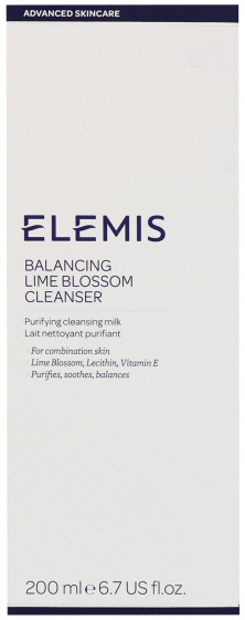 Elemis Advanced Skincare Balancing Lime Blossom Cleanser - Очищуюче балансуюче молочко "Квіти Липи" - 1