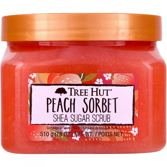 Tree Hut Peach Sorbet Sugar Scrub - Скраб для тіла "Персиковий сорбет"