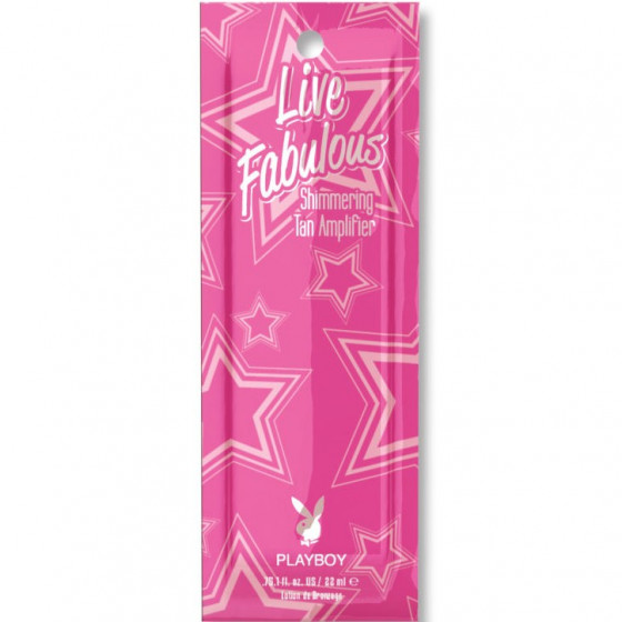 Playboy Live Fabulous Shimmering Tanning Amplifier - Лосьйон для засмаги