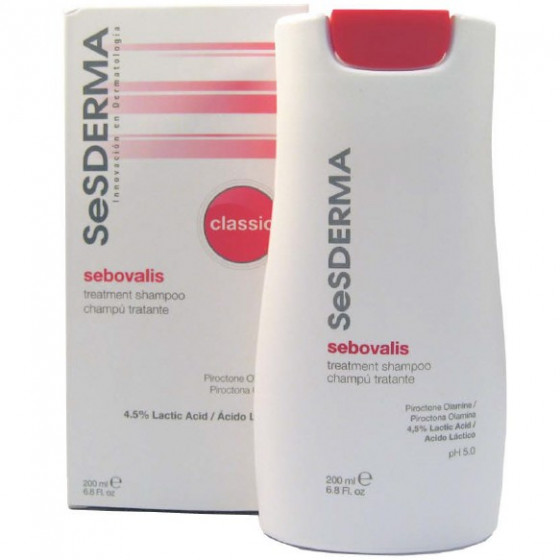 Sesderma Sebovalis Treatment Shampoo - Терапевтичний шампунь проти себореї