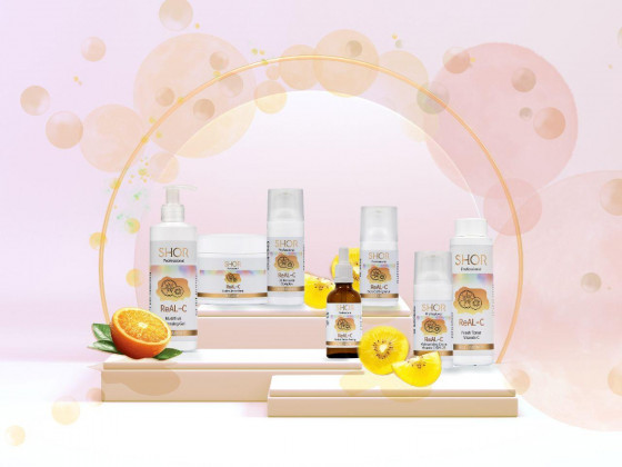 Shor Cosmetics Real-C Moisturizing Cream Vitamin C SPF25 - Зволожуючий крем з вітаміном С - 2