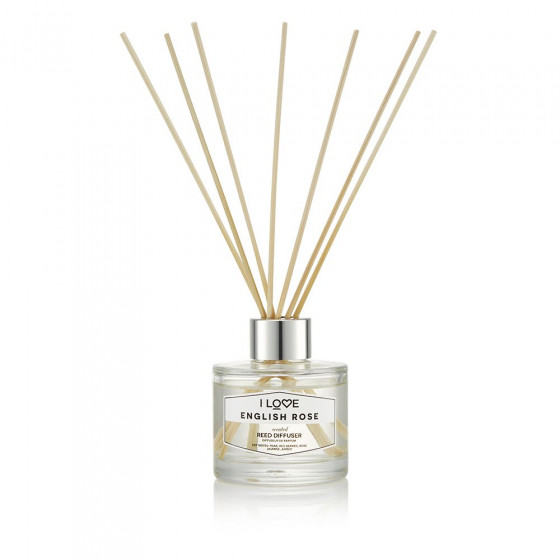 I Love English Rose Reed Diffuser - Аромадифузор "Англійська троянда" - 1