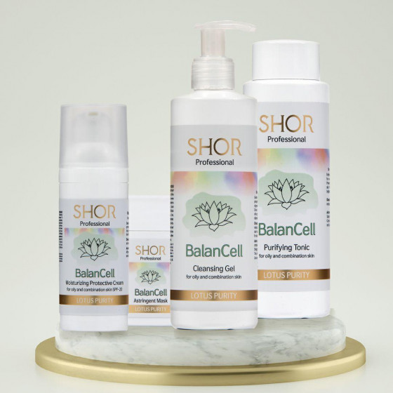 Shor Cosmetics BalanCell Moisturizing Protective Cream SPF20 - Зволожуючий крем для жирної та комбінованої шкіри - 1